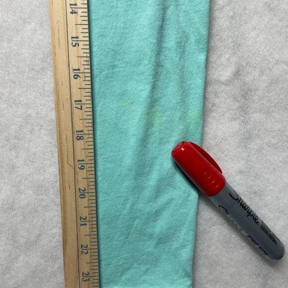 Life is Good Womens Turquoise Lightweight Flip Flop Graphic Pullover Hoodie Sz L - Picture 8 of 9